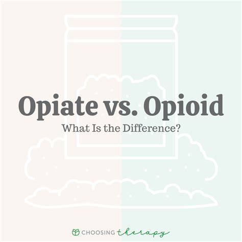 Opiates vs. Opioids: Understanding the Difference