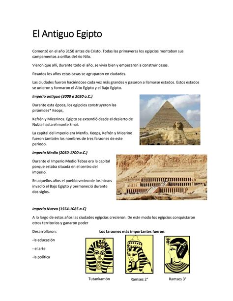 SOLUTION: UAM RESUMEN DEL ANTIGUO EGIPTO - Studypool