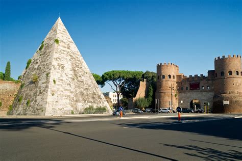 Pyramid of Cestius in Rome