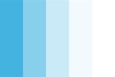 Soothing Blue | Blue colour palette, Baby blue paint, Palette wall