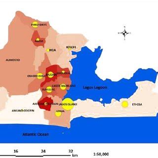 Main causes of urban flooding in the Lagos area of Nigeria showing ...