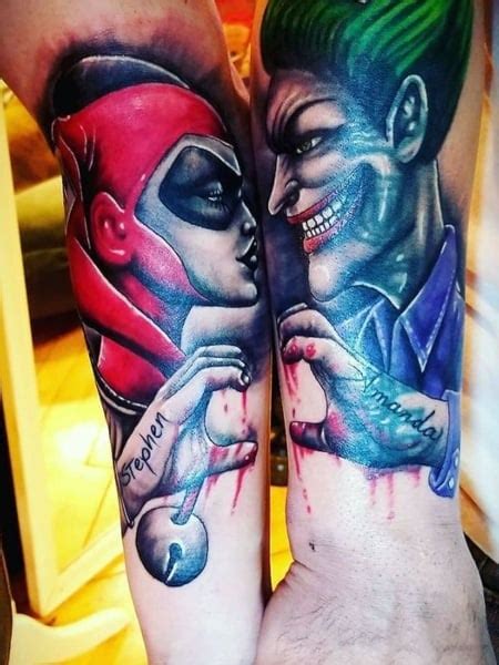 Introducir 78+ imagen batman joker harley quinn tattoo - Abzlocal.mx