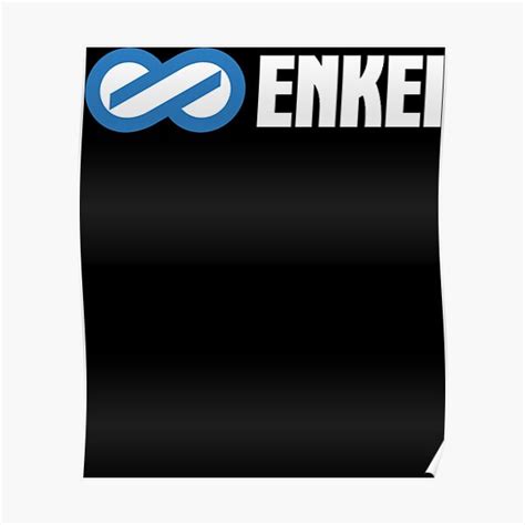 "Enkei logo" Poster for Sale by julietteclayton | Redbubble