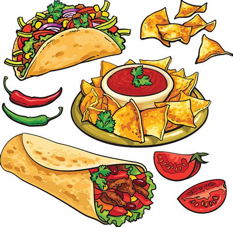 Fajitas Plate Illustrations, Royalty-Free Vector Graphics & Clip Art - iStock