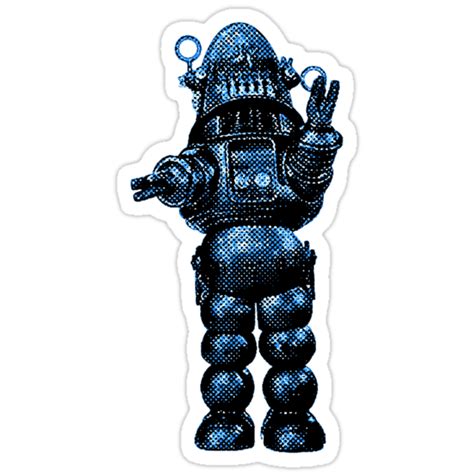 "Robby The Robot" Stickers by sashakeen | Redbubble