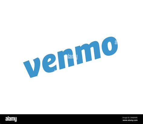 Venmo, rotated logo, white background Stock Photo - Alamy