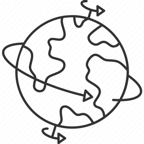 Earth, globe, rotation, orbital, planets icon - Download on Iconfinder