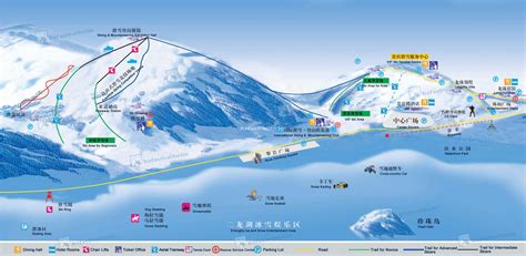 Harbin Longzhu Erlongshan Ski Resort Map