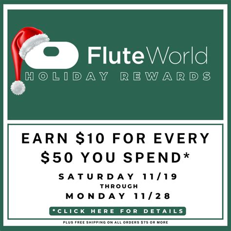 Holiday Rewards Program - Flute World