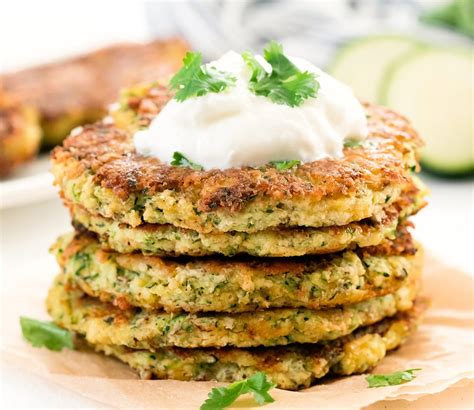 Zucchini Fritters (Keto, Low Carb) - Kirbie's Cravings