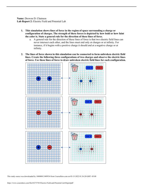 Electric Field and Potential Lab Report.pdf