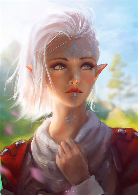 Elf Portrait Me Digital 2019 | Elf portrait, Elf art, Elves fantasy