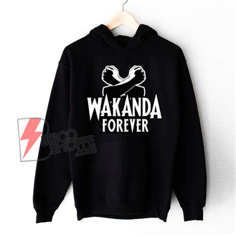 Black Panther Wakanda Forever Salute Hoodie – Funny Hoodie ...