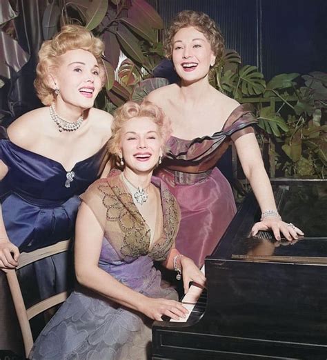 The Gabor Sisters : r/ClassicScreenBeauties