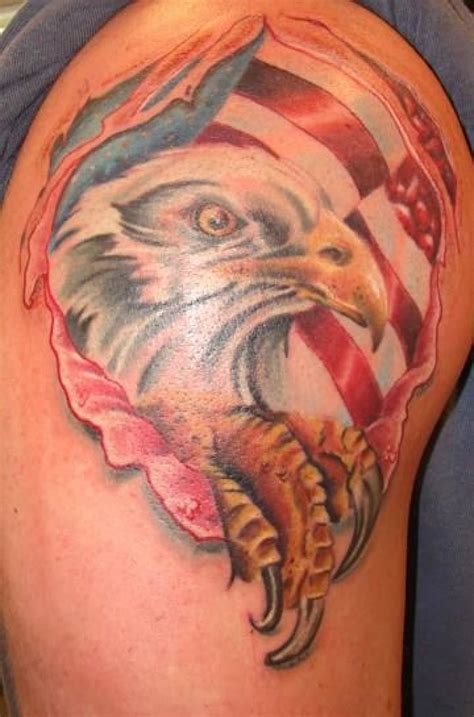 40+ US Flag Tattoos On Shoulder