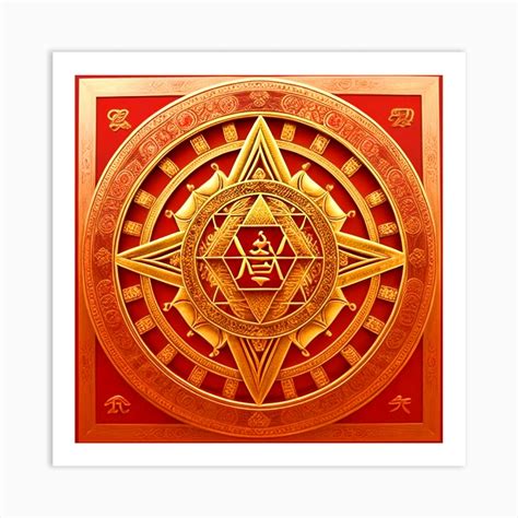 Shamanic Symbol Art Print by MdsArts - Fy