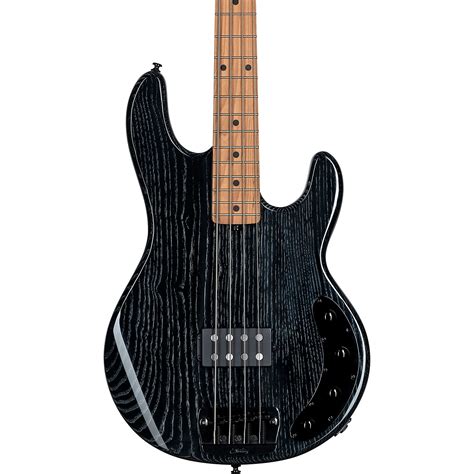 Open Box Sterling by Music Man StingRay Ash Electric Bass Black 190839861269 | Musician's Friend