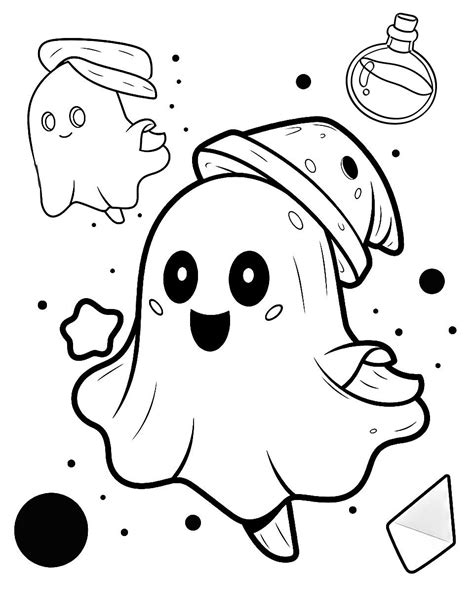 47 Spooky Halloween Coloring Pages For Kids and Adults