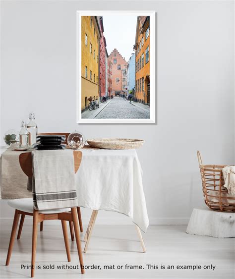 Copenhagen Street Photography Denmark Wall Art Scandinavian | Etsy