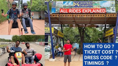 District Gravity Hyderabad | Adventure Park | Full Tour - YouTube