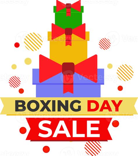 boxing day sale illustration 15437545 PNG