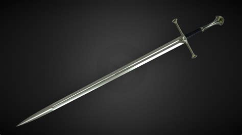 The Sword of Aragorn - Andúril (High Poly) - DownloadFree3D.com