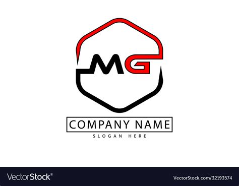 Mg logo Royalty Free Vector Image - VectorStock