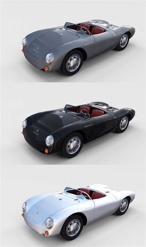 Porsche 550 Pack 3D model | CGTrader