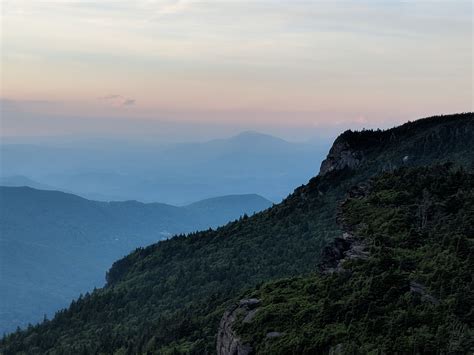 Grandfather NC Cliffs at Sunset | Grandfather mountain, Mountain hiking, Sunset