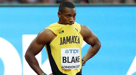 Yohan Blake finishes 2nd in his Heat of Men's 100M - Team Jamaica