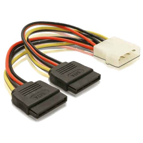 SATA Power Cable 1x Molex – 2x SATA – Nash Computers