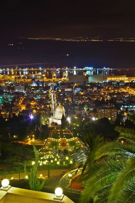 Haifa. Bahai Gardens at night - Pentax User Photo Gallery