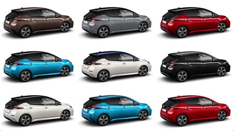 2022 Nissan Leaf COLOURS - Detailed Comparison - YouTube