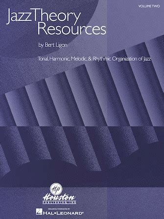 Jazz Theory Resources - Volume 2 (Sheet Music) Jazz Book (30459) by Hal ...