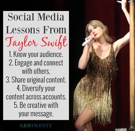 Five Social Media Lessons From Taylor Swift - GenTwenty