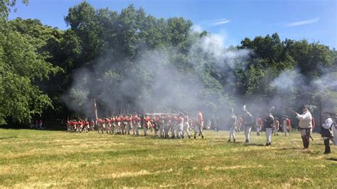 Battle of Monmouth reenactment I - YouTube