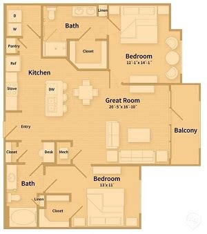 Creekside at Crabtree Floorplans