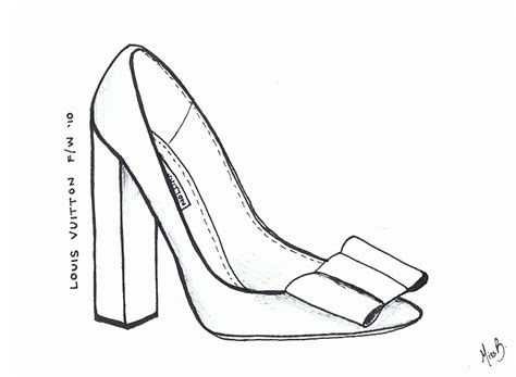 A Girl, A Style | Drawings | Fashion illustration shoes, Louis shoes, Shoes drawing