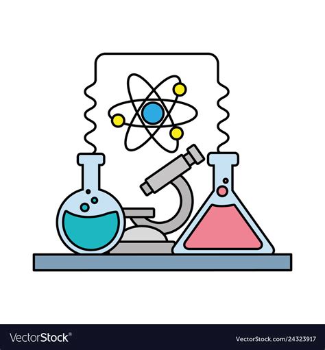 Science laboratory tools Royalty Free Vector Image