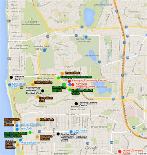 Karrinyup Shopping Centre Map - Oklahoma Road