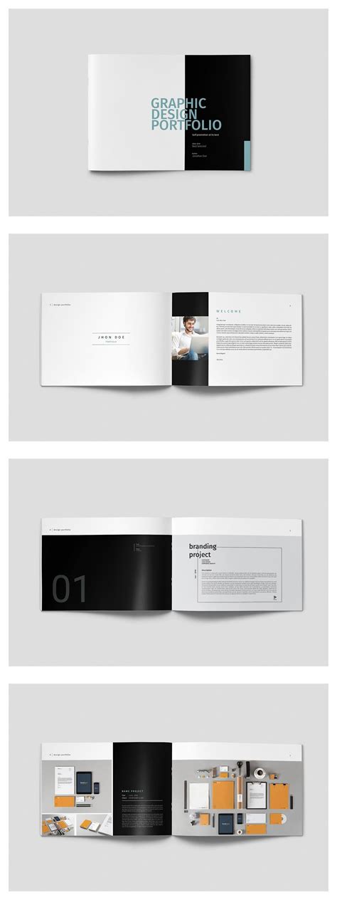 Graphic Design Portfolio Template | Portfolio design, Portfolio ...