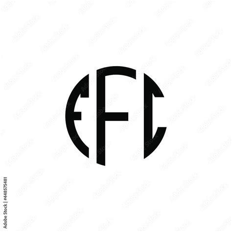 FFC letter logo design. FFC letter in circle shape. FFC Creative three ...