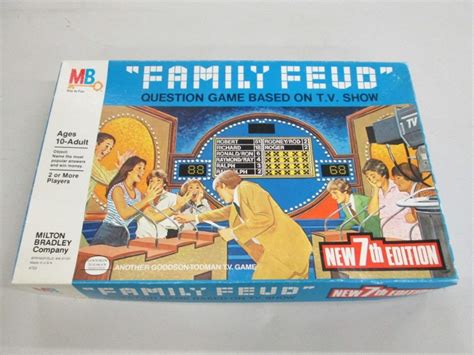 Vintage 70s-80s Family Feud Milton Bradley board game -- survey says ...