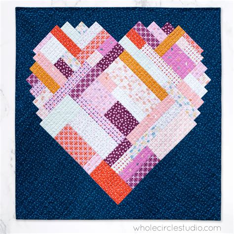 Pieces of Love quilt pattern: PDF download – WholeCircleStudio