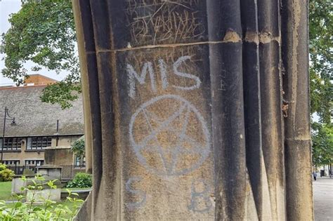 Historic church in Romford vandalised with 'satanic symbol' graffiti - Essex Live