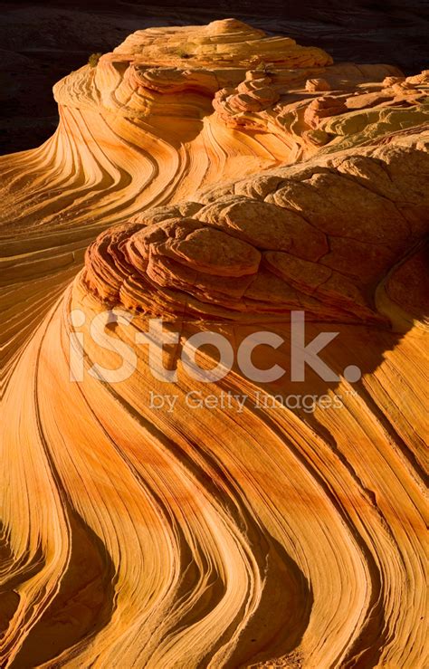 Coyote Buttes Swirling Rock Formation Stock Photo | Royalty-Free ...