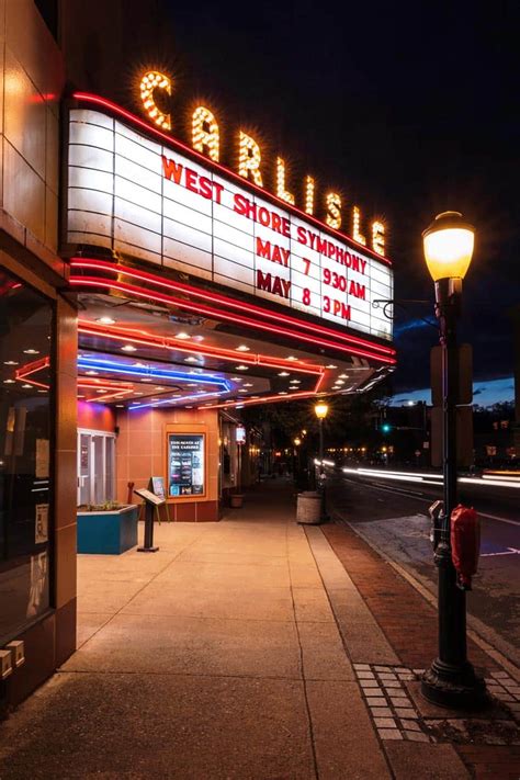 Carlisle Theatre Vertical Print - Uncovering PA