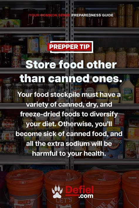 Prepper Tip: Canned food may be the best ready-to-eat emergency food ...