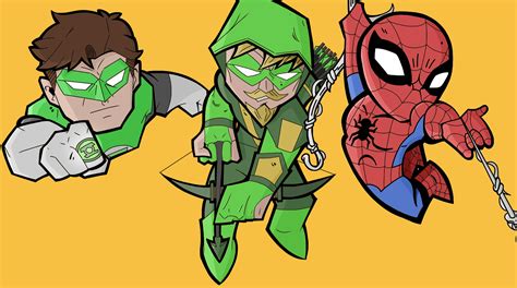 Chibi superheroes! by Cannyboy on Newgrounds