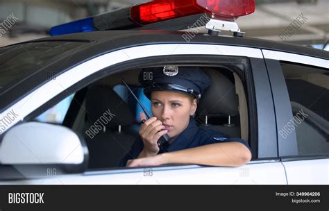 Police Woman Car Image & Photo (Free Trial) | Bigstock